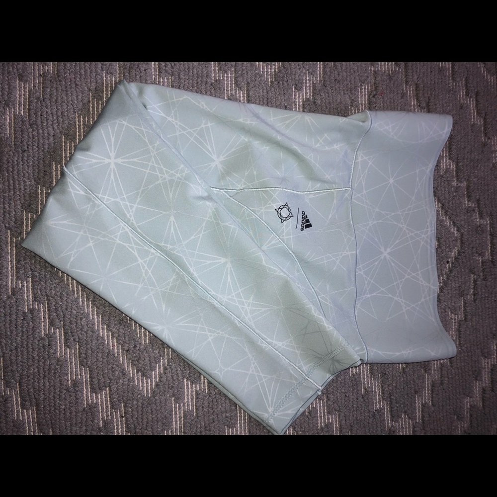 New w/ tags Adidas light blue spandex